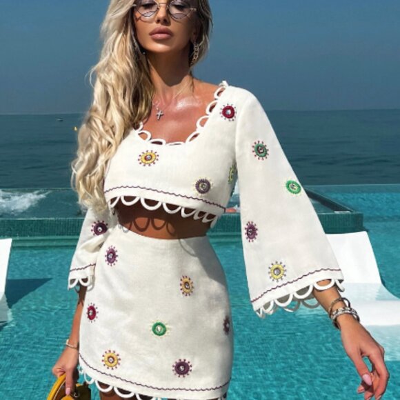 ALEXIS Avar top and Aleko mini skirt (SET) - Picture 3 of 5